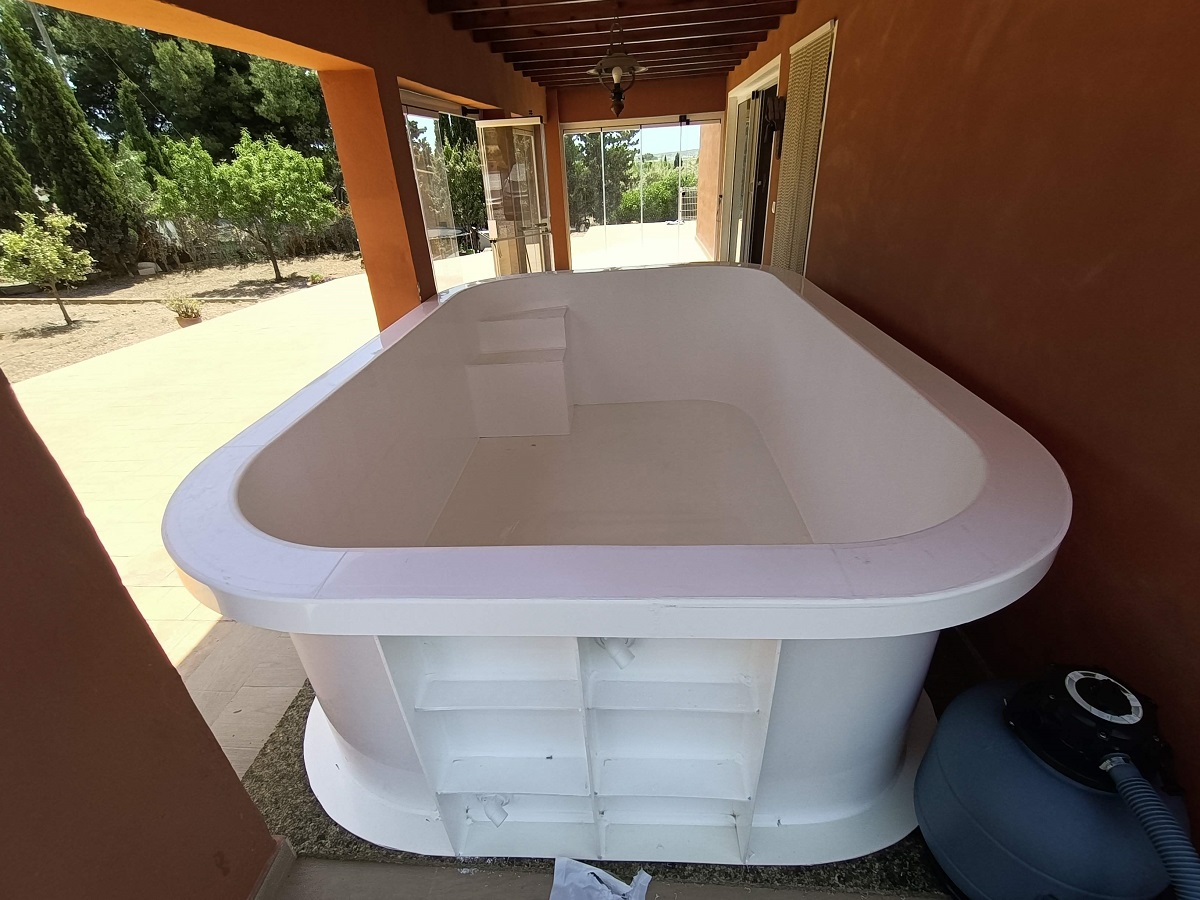Mini piscina elevadas